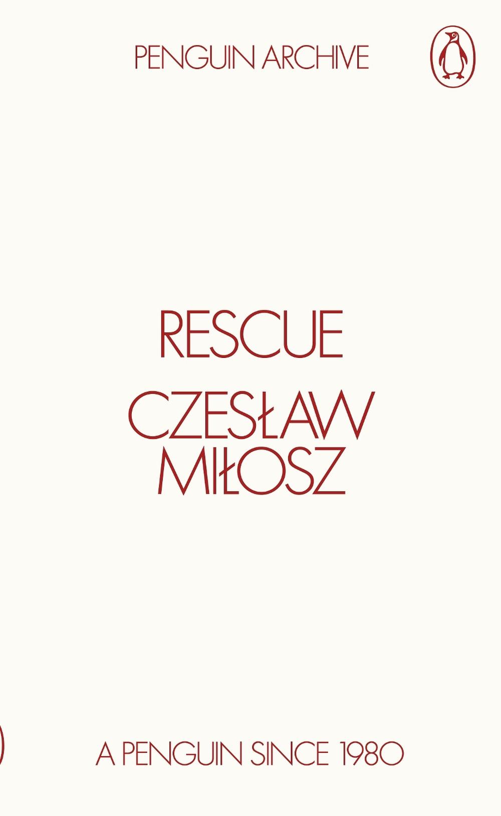 Rescue by Czeslaw Milosz - ISBN: 9780241752395