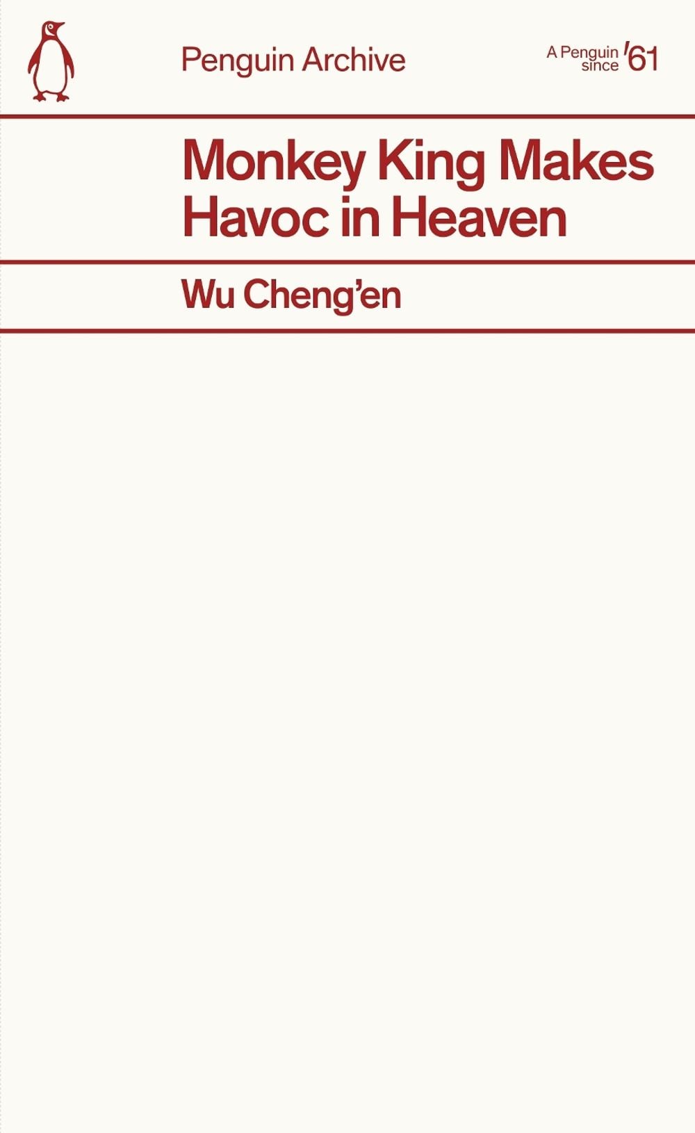 Monkey King Makes Havoc in Heaven by Wu Cheng’en - ISBN: 9780241752401