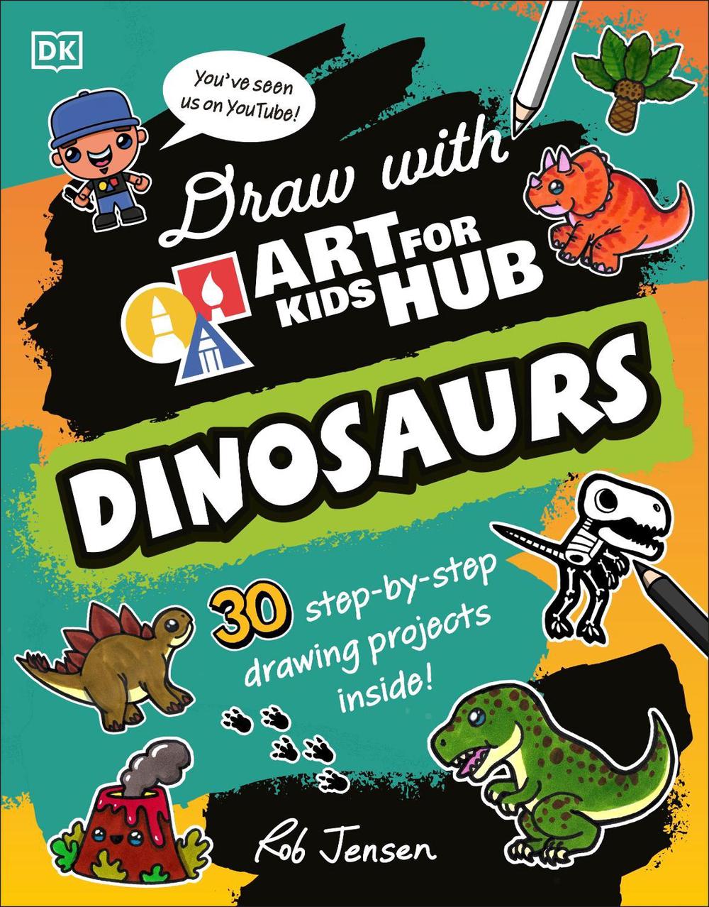 Draw with Art for Kids Hub Dinosaurs, 9780241753408