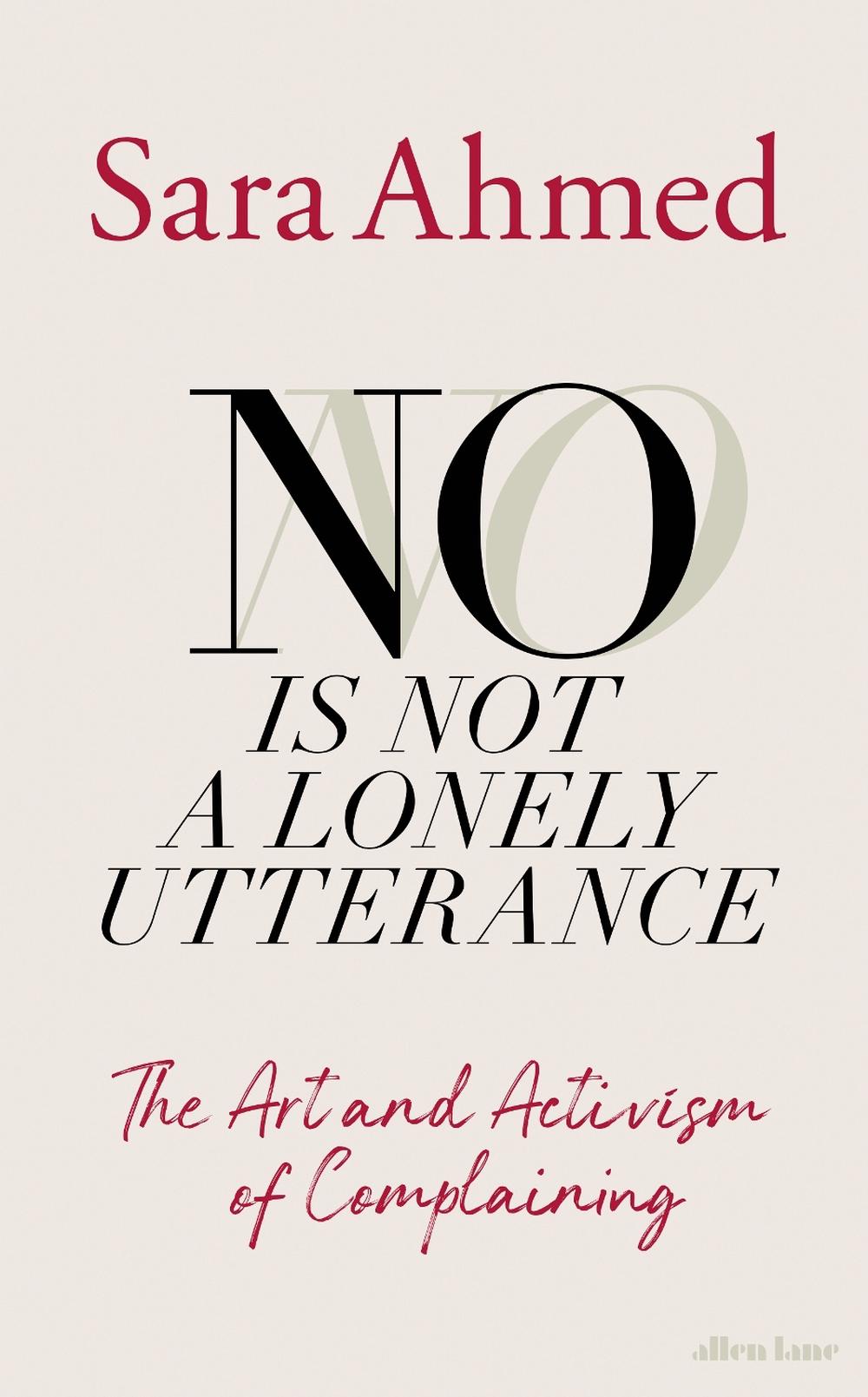 No Is Not a Lonely Utterance, 9780241759271
