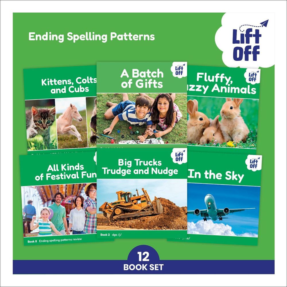 Phonic Books Lift Off Readers Ending Spelling Patterns by Phonic Books - ISBN: 9780241763308