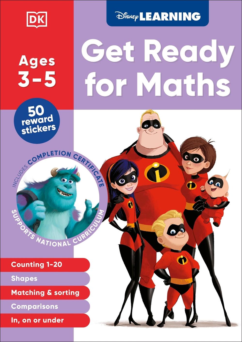 Disney Learning Get Ready for Maths (Ages 3-5), 9780241763780