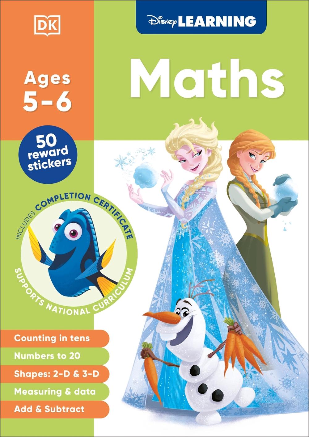 Disney Learning Maths (Ages 5-6), 9780241763803