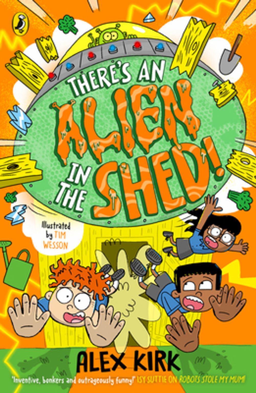 Cover of There's an Alien in the Shed!