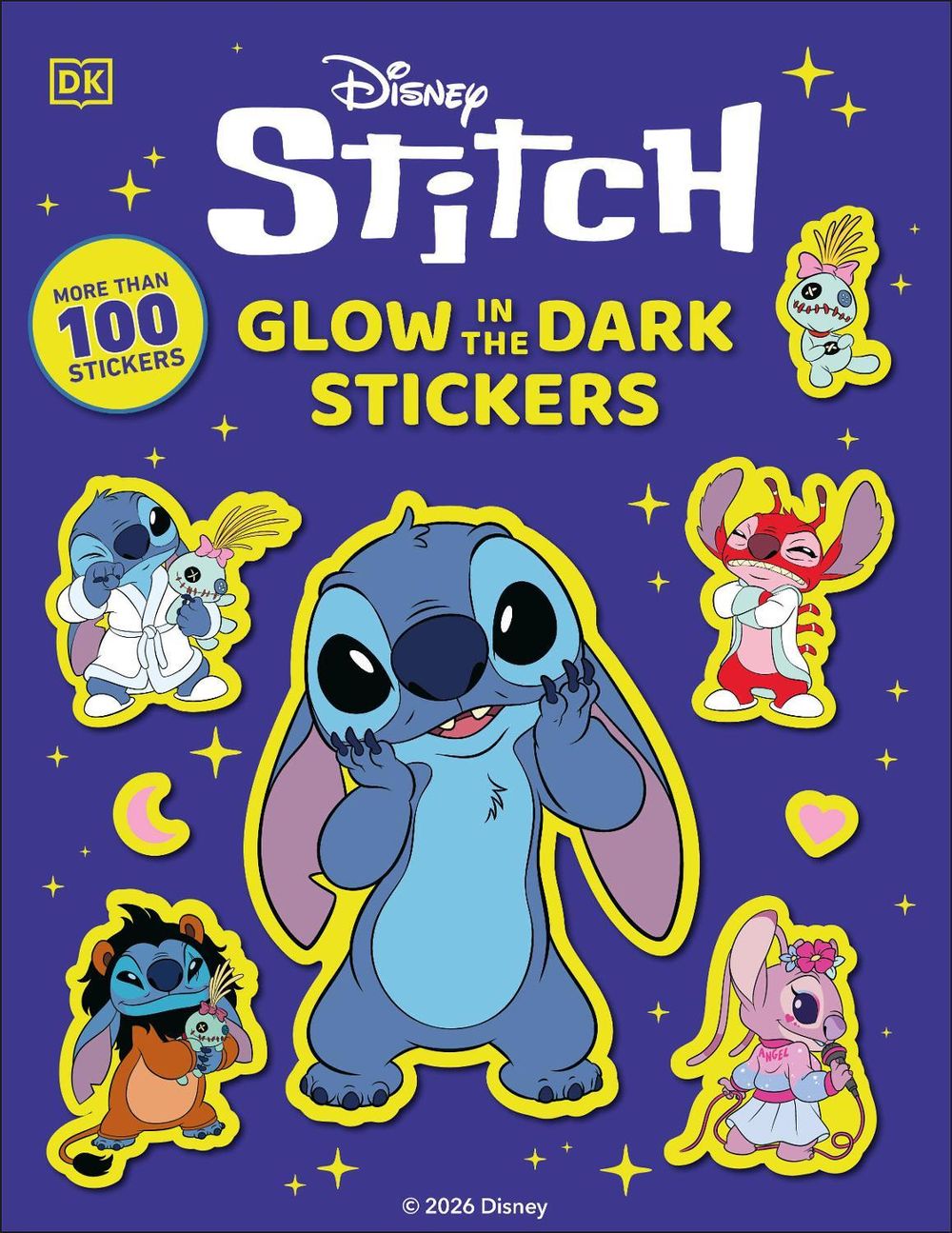 Disney Stitch Glow in the Dark Ultimate Sticker Book by DK - ISBN: 9780241817360
