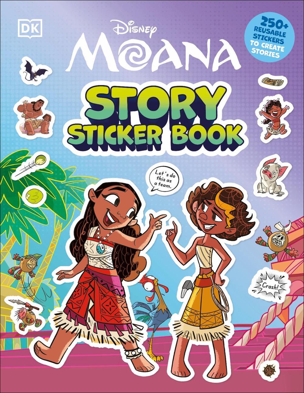 Disney Moana Story Sticker Book by DK - ISBN: 9780241824733