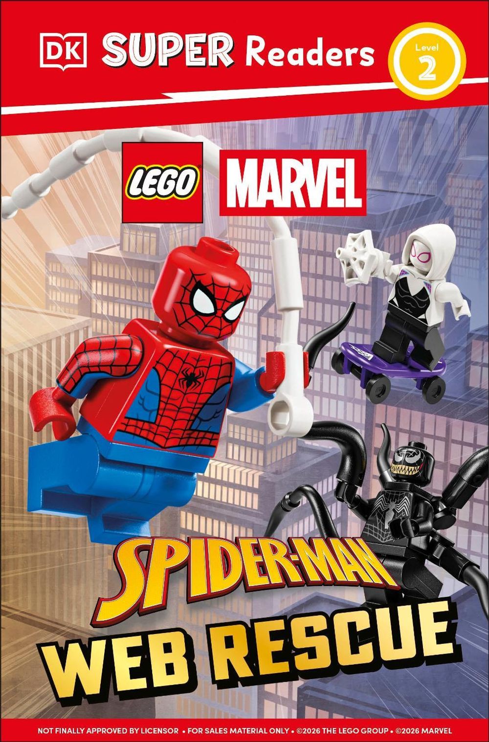 DK Super Readers Level 2 LEGO Spider-Man Web Rescue by DK - ISBN: 9780241836712