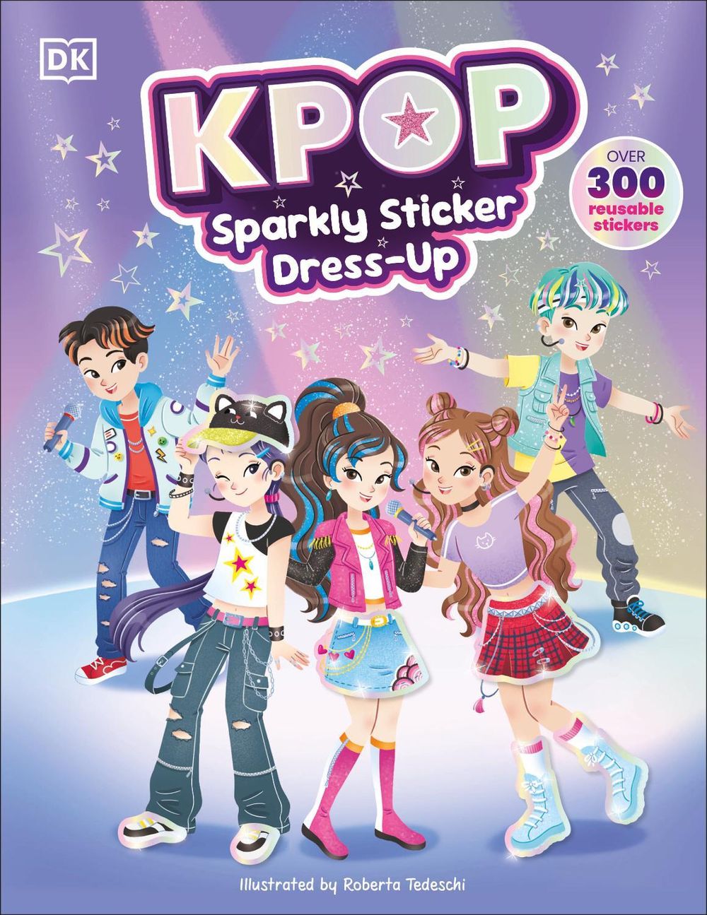 K-Pop Sparkly Sticker Dress-Up by DK - ISBN: 9780241854945