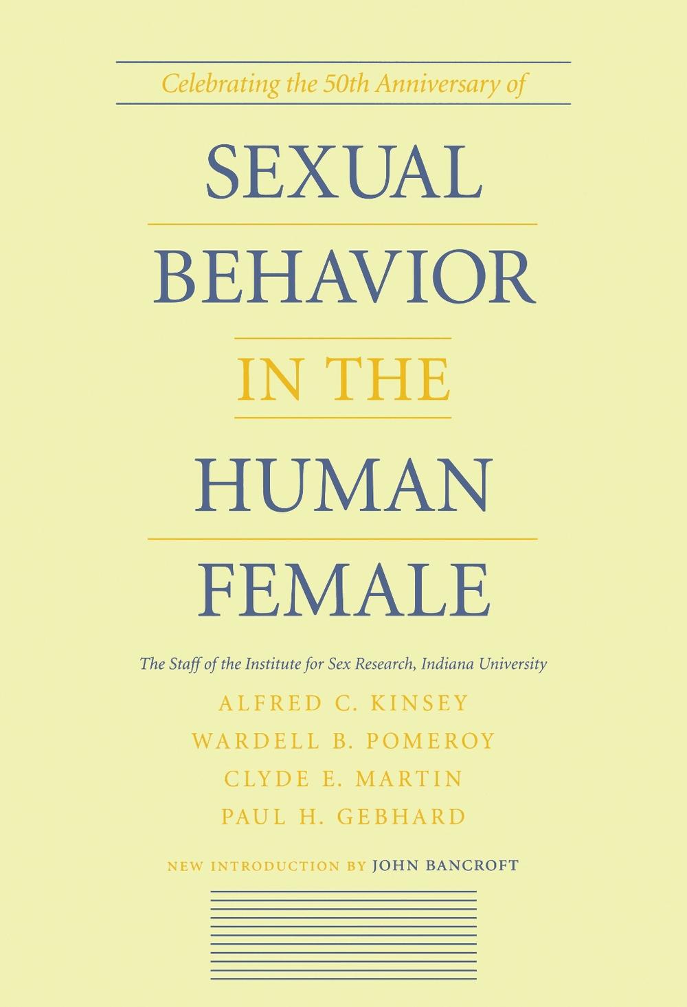 Sexual Behavior in the Human Female by Alfred C. Kinsey - ISBN: 9780253334114