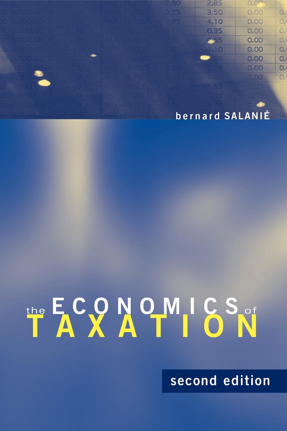 The Economics of Taxation by Bernard Salanié - ISBN: 9780262016346