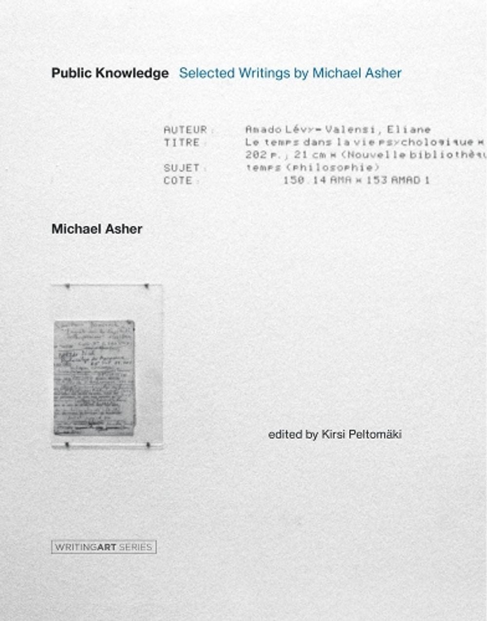 Public Knowledge by Michael Asher - ISBN: 9780262042673