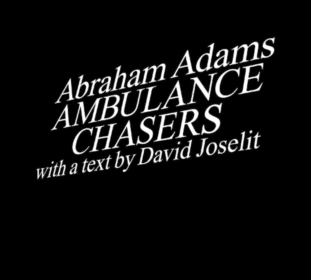 Ambulance Chasers by Abraham Adams - ISBN: 9780262047104