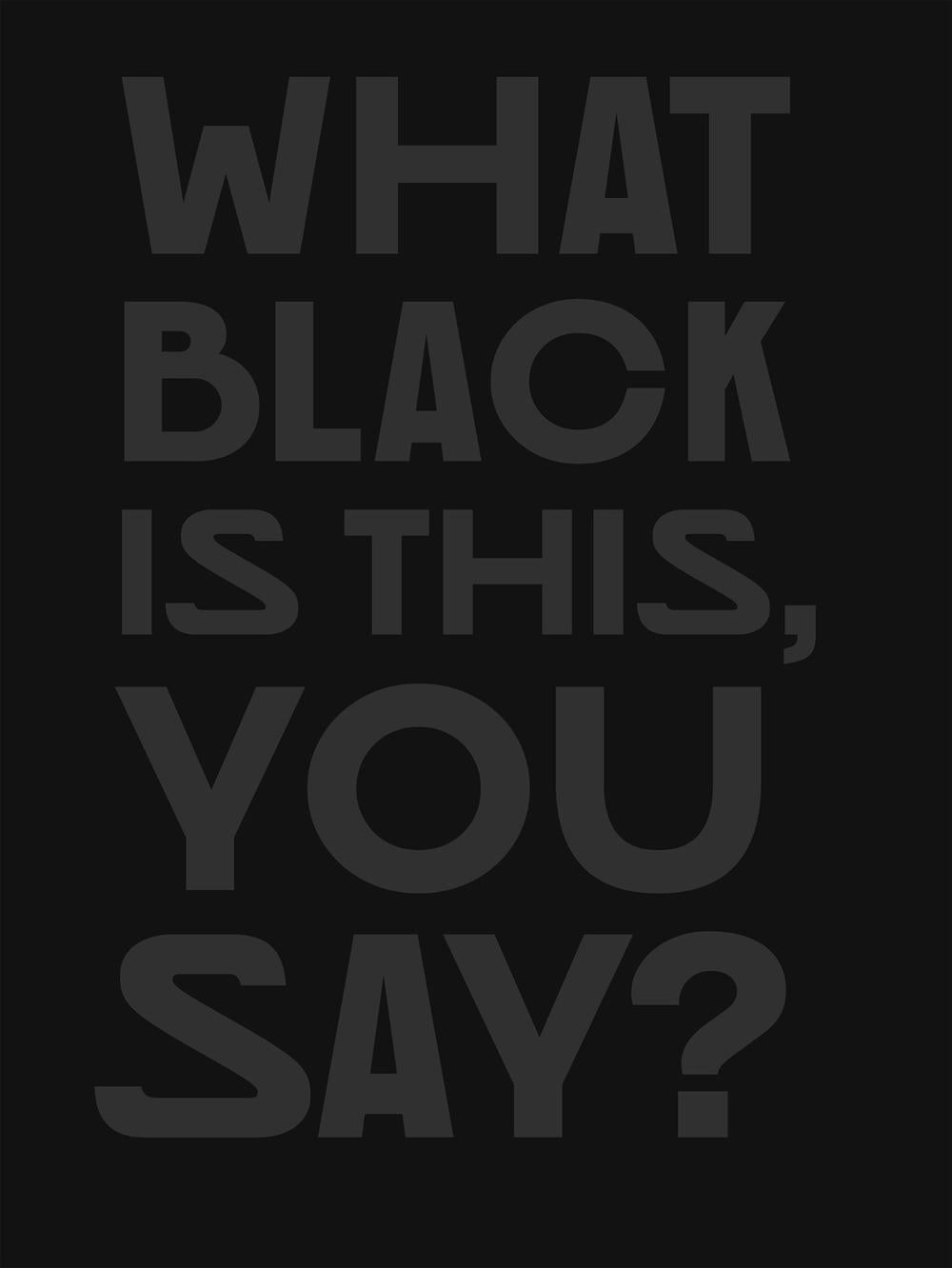 What Black Is This You Say? by Amanda Williams - ISBN: 9780262049344