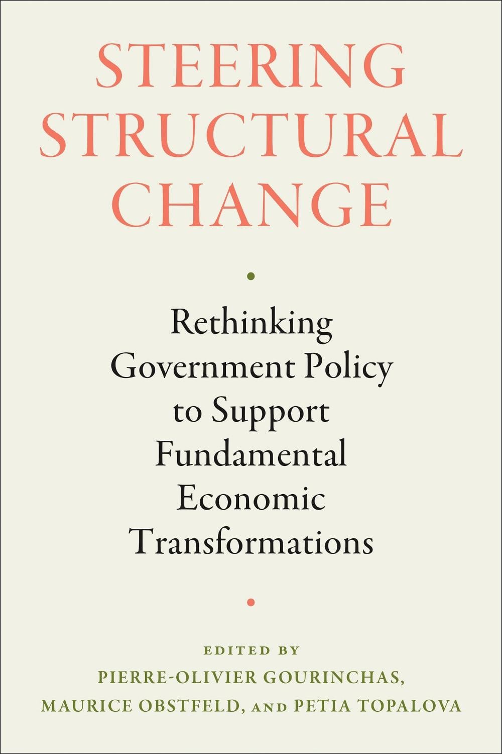 Steering Structural Change by Pierre-Olivier Gourinchas - ISBN: 9780262051910