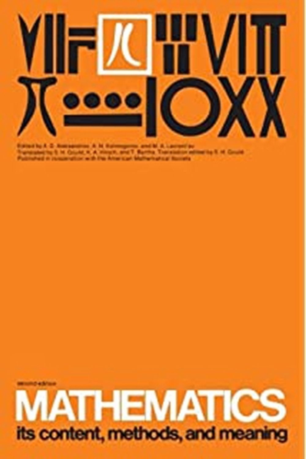 Mathematics, Volume 3 by A.D. Aleksandrov - ISBN: 9780262510035