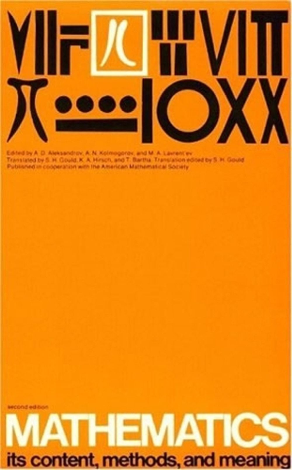 Mathematics, Volume 2 by A.D. Aleksandrov - ISBN: 9780262510042
