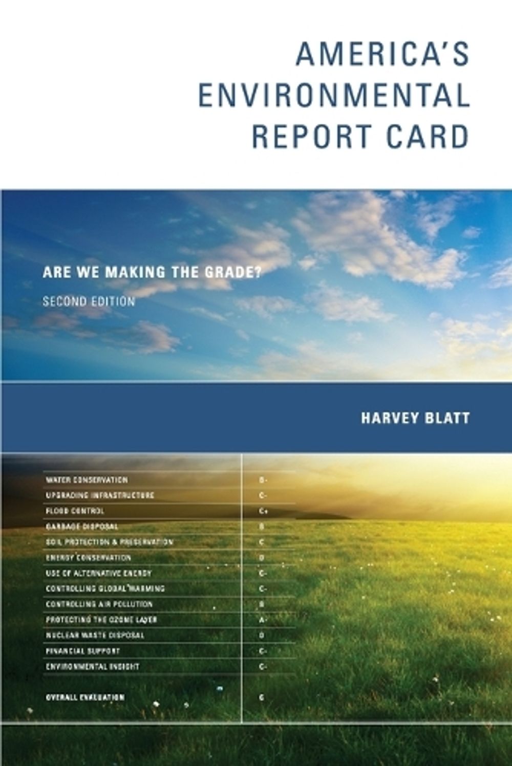 America's Environmental Report Card by Harvey Blatt - ISBN: 9780262515917