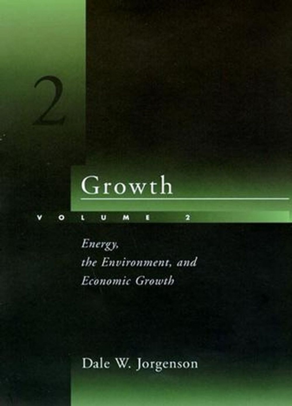 Growth by Dale W. Jorgenson - ISBN: 9780262519236