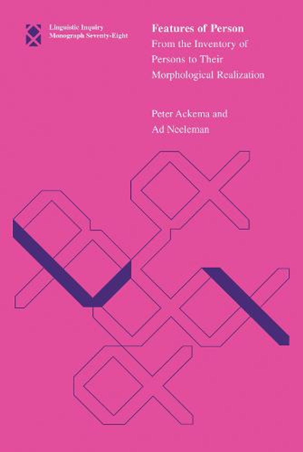 Features of Person by Peter Ackema - ISBN: 9780262535618