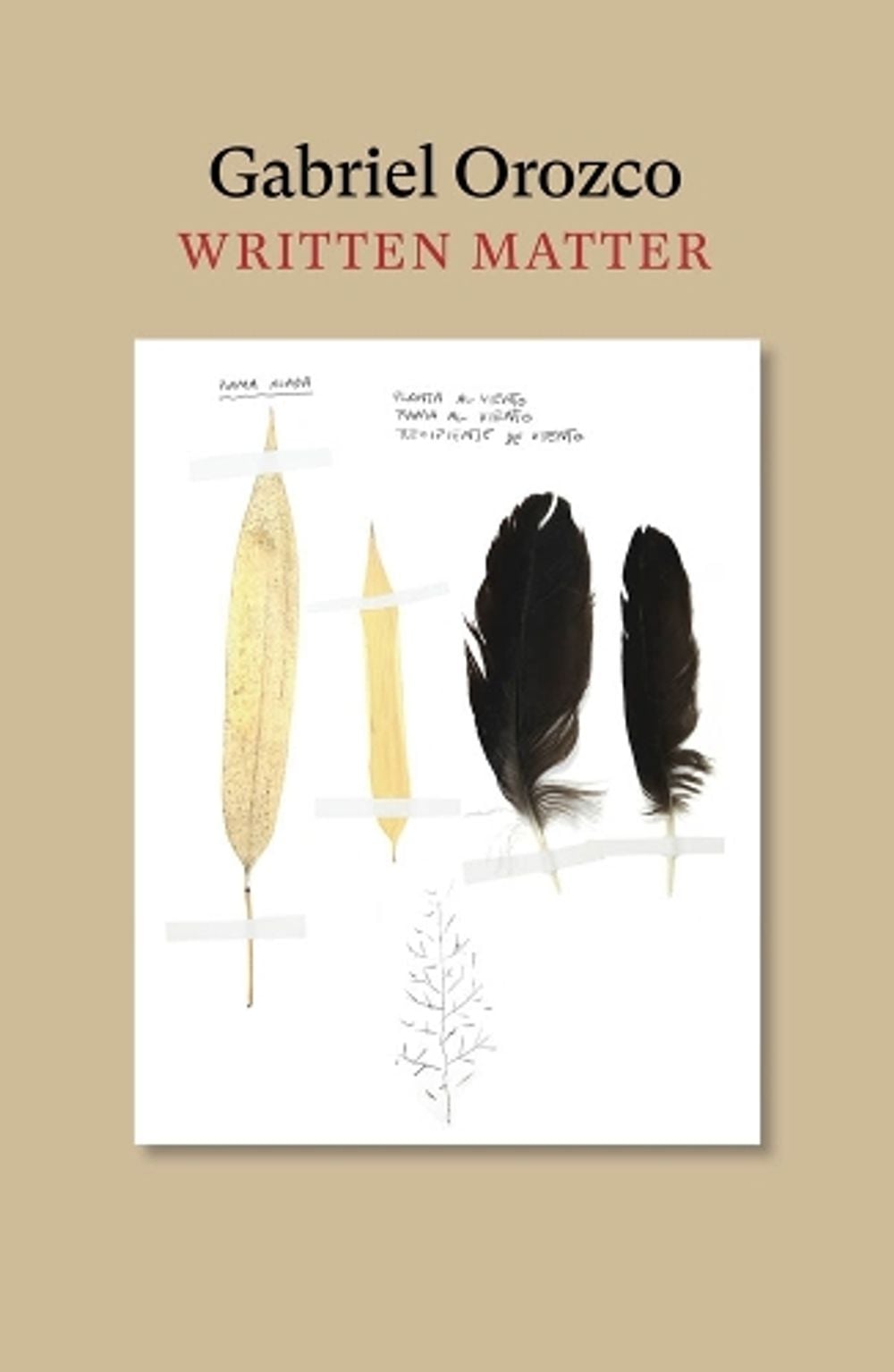 Written Matter by Gabriel Orozco - ISBN: 9780262538879