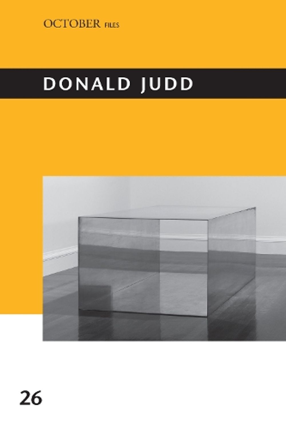 Donald Judd by Annie Ochmanek - ISBN: 9780262539456