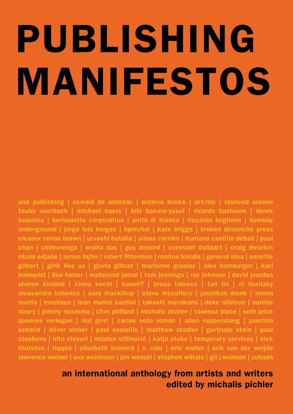 Publishing Manifestos by Michalis Pichler - ISBN: 9780262544924