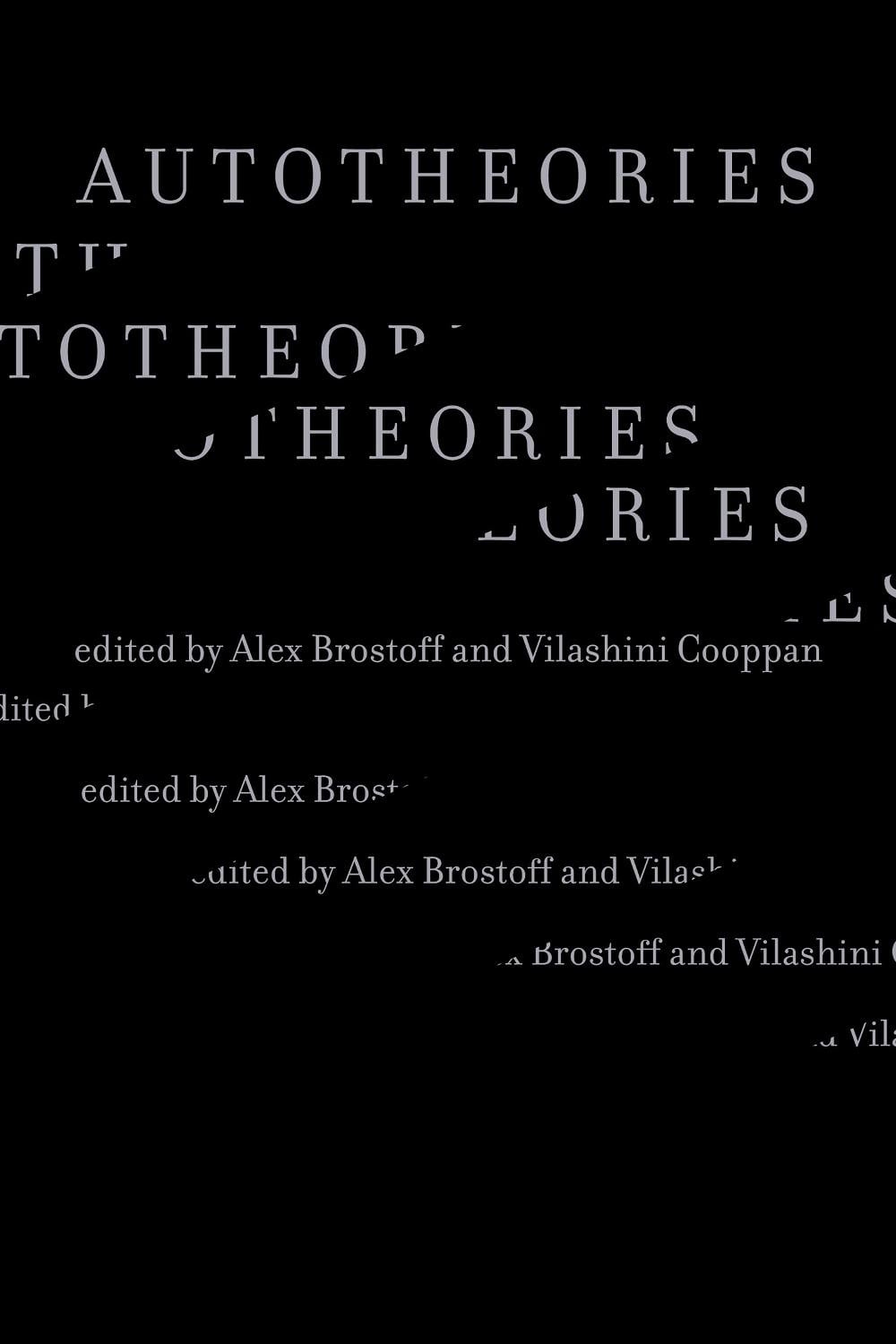 Autotheories by Alex Brostoff - ISBN: 9780262552295