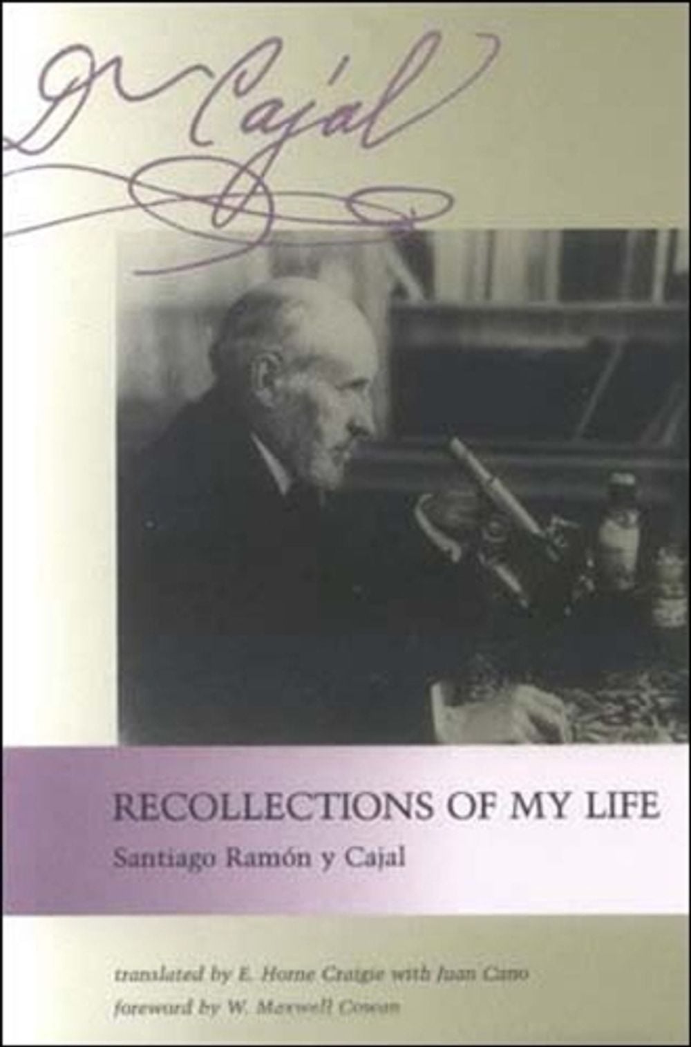 Recollections of My Life by W. Maxwell Cowan - ISBN: 9780262680608