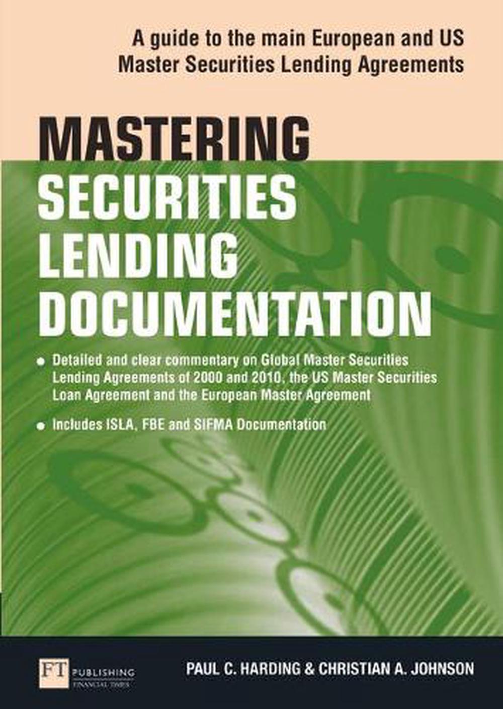 Mastering Securities Lending Documentation, 9780273734970