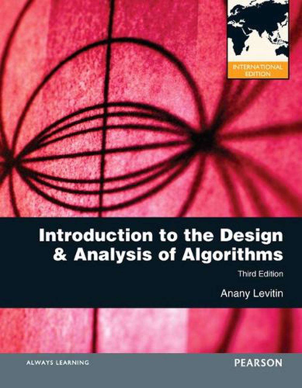 Introduction To The Design And Analysis Of Algorithms 3rd Edition By Anany Levitin Paperback