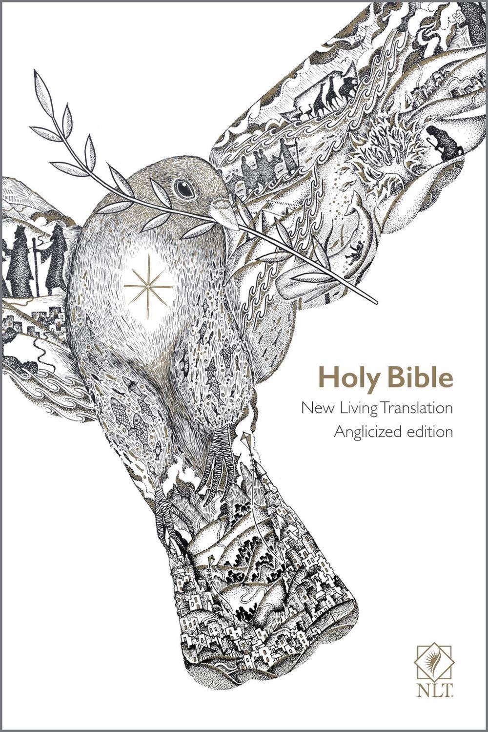 NLT Holy Bible: New Living Translation Popular Flexibound Dove Edition, British Text Version, 9780281079544