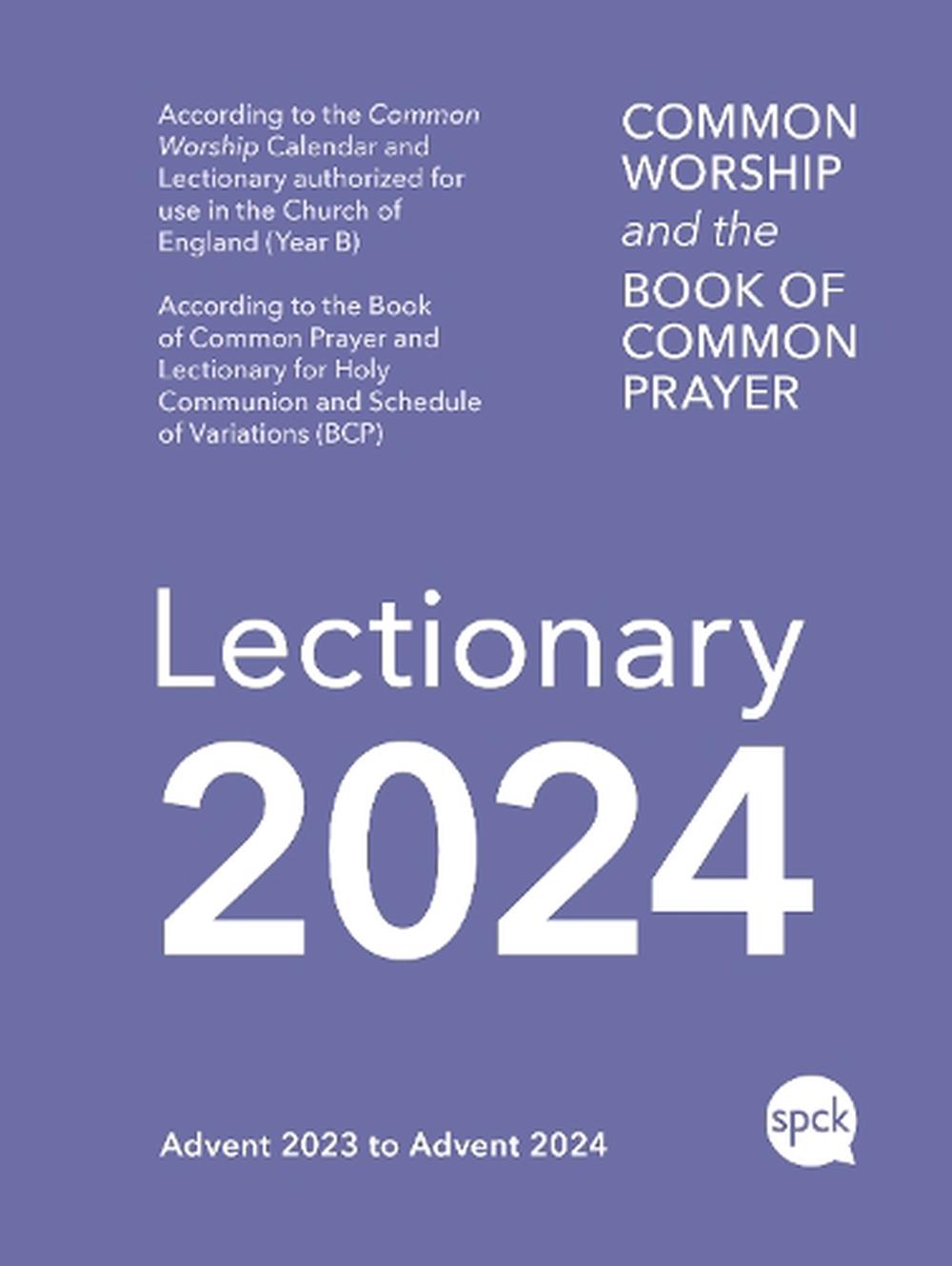 Common Worship Lectionary 2024, Paperback, 9780281087983 Buy online