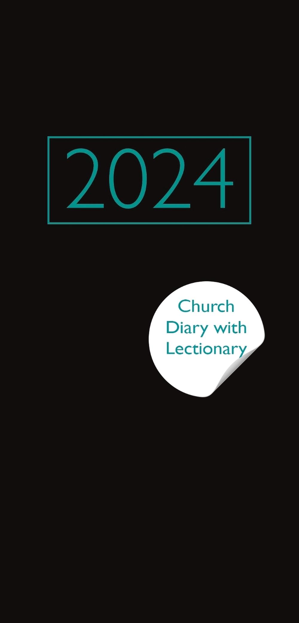 SPCK Church Pocket Book and Diary 2024 Black with Lectionary, 9780281089581