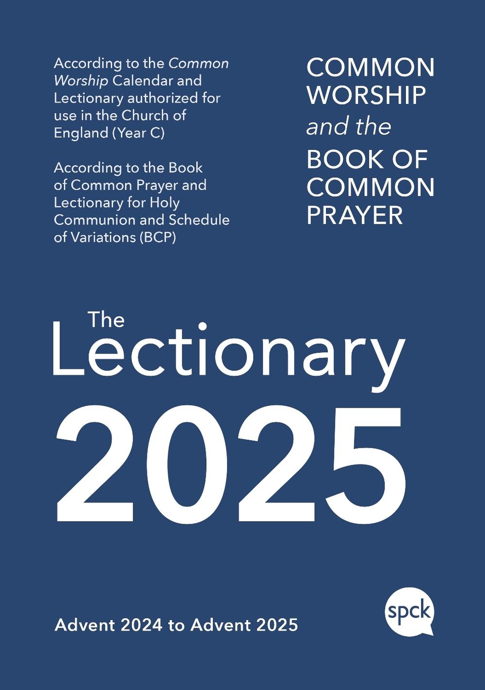 Common Worship Lectionary 2025, 9780281090563