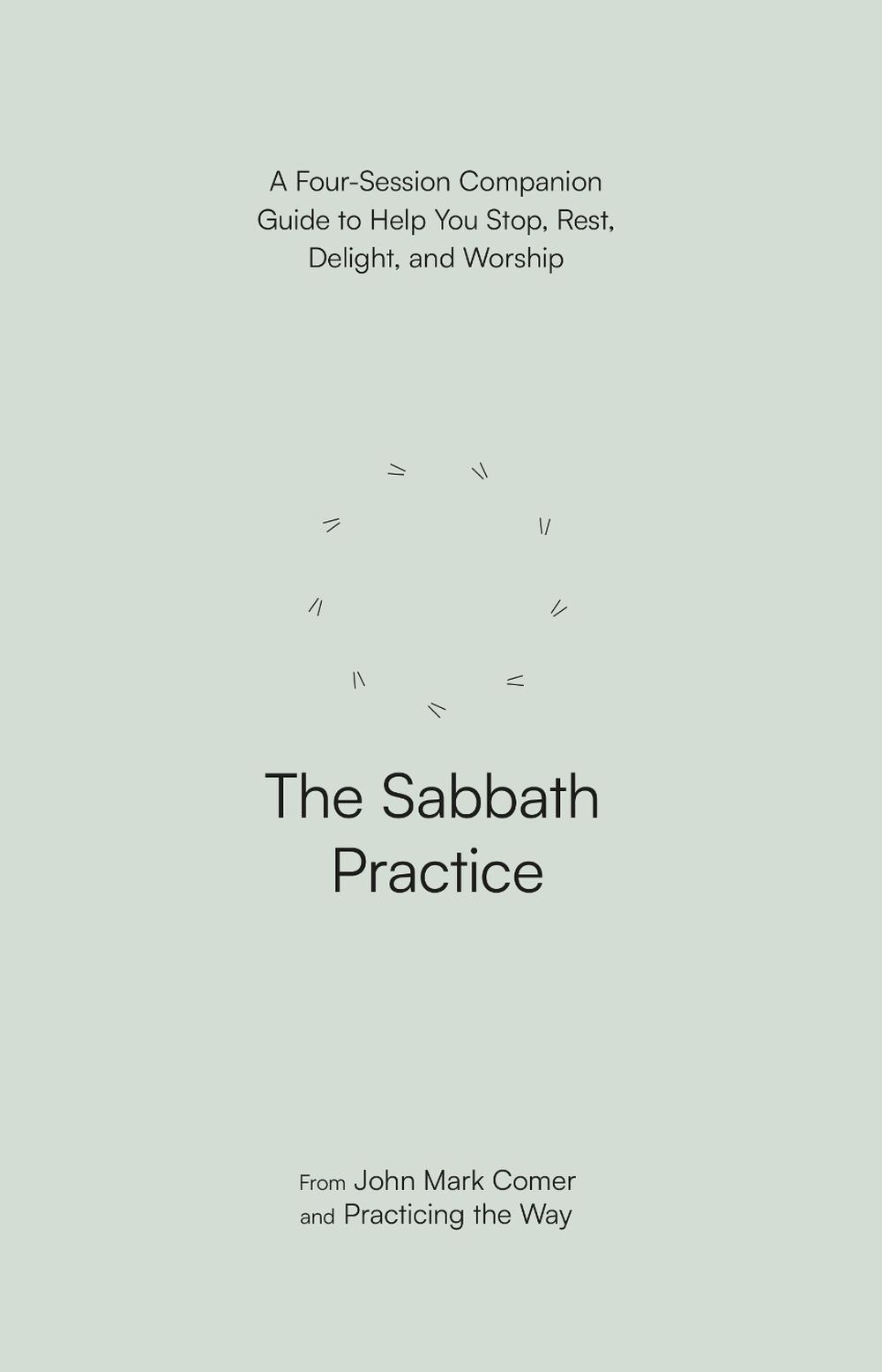 The Sabbath Practice, 9780281091553