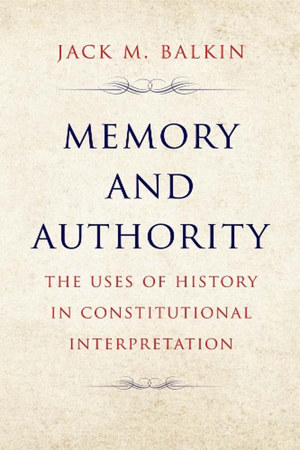 Memory and Authority, 9780300272222