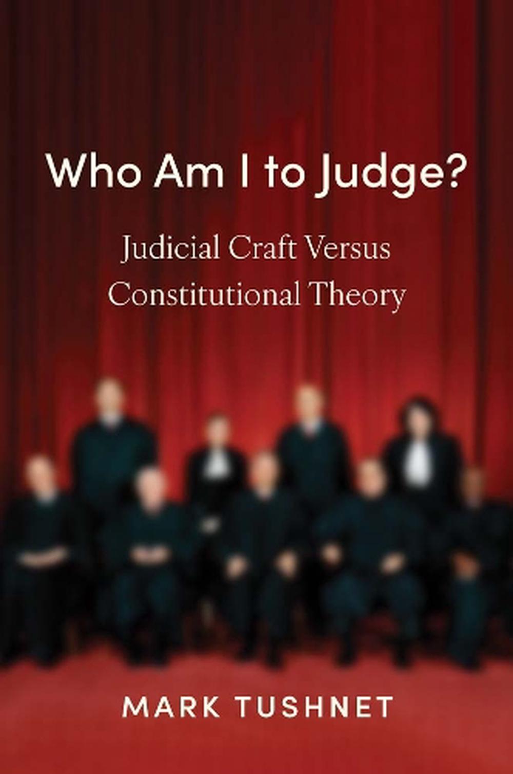 Who Am I to Judge?, 9780300277012