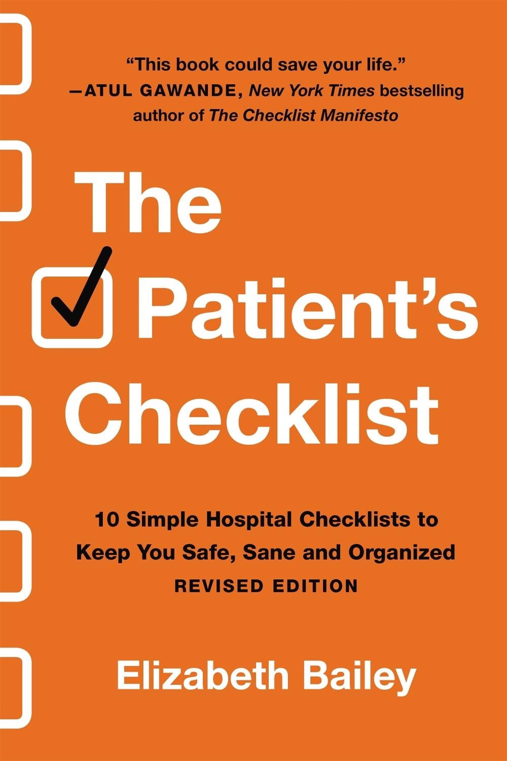 The Patient's Checklist by Elizabeth Bailey - ISBN: 9780306924651