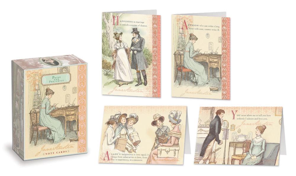 Jane Austen Note Cards - Pride and Prejudice, 9780307587428