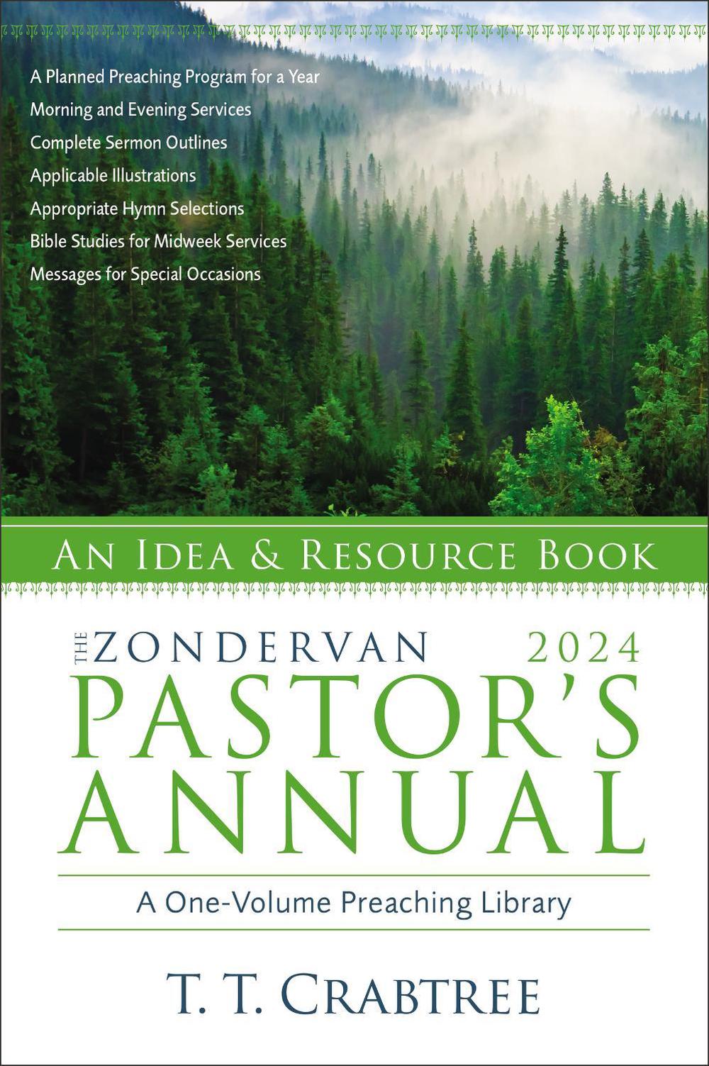 The Zondervan 2024 Pastor's Annual by T.T. Crabtree - ISBN: 9780310155843
