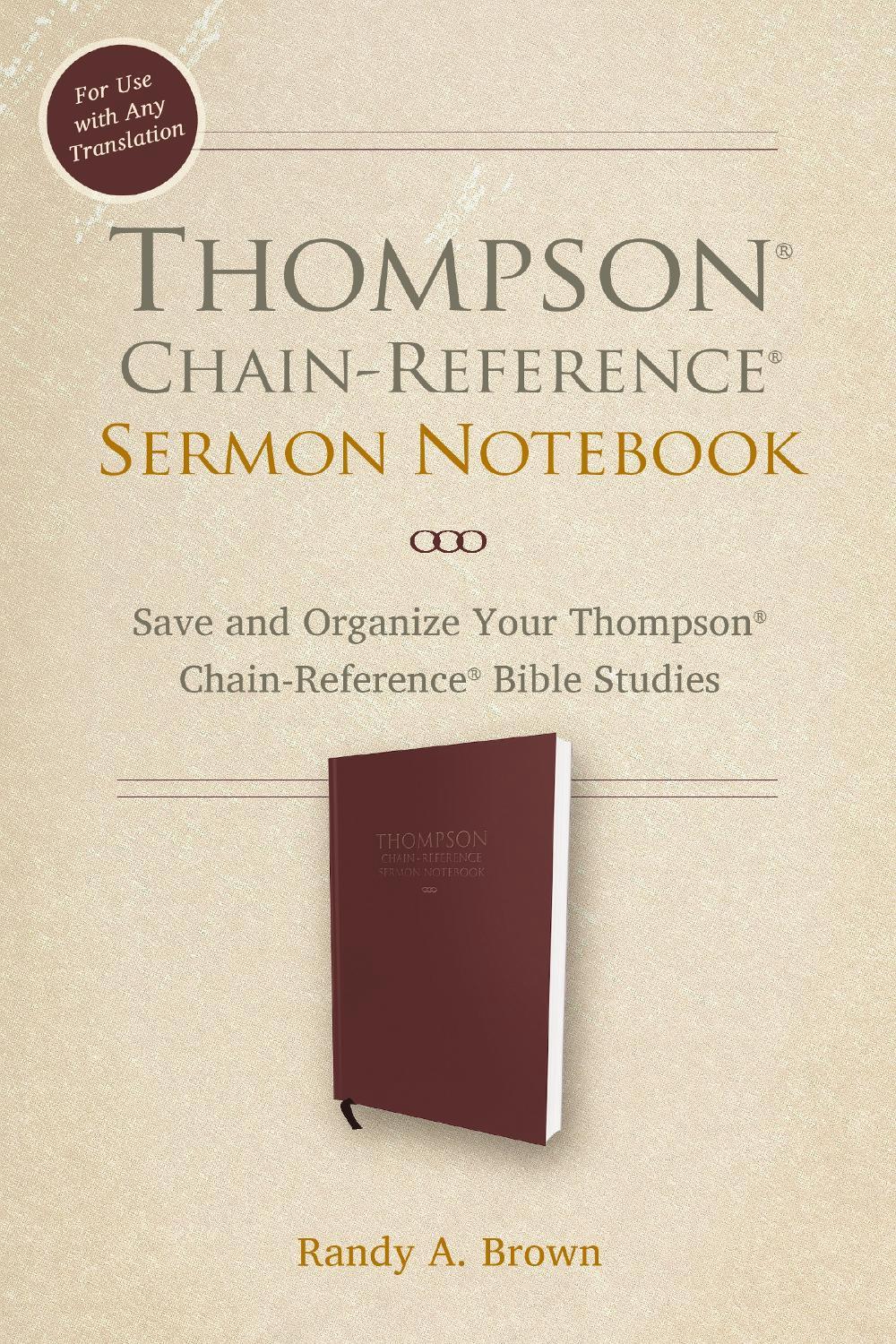 Thompson Chain-Reference Sermon Notebook, 9780310159582