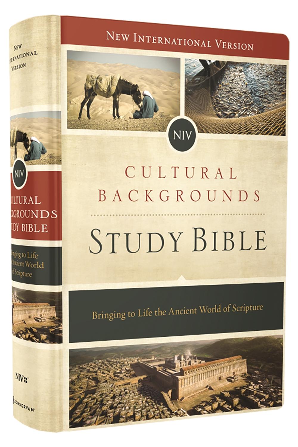 NIV, Cultural Backgrounds Study Bible (Context Changes Everything), Hardcover, Red Letter, 9780310431589