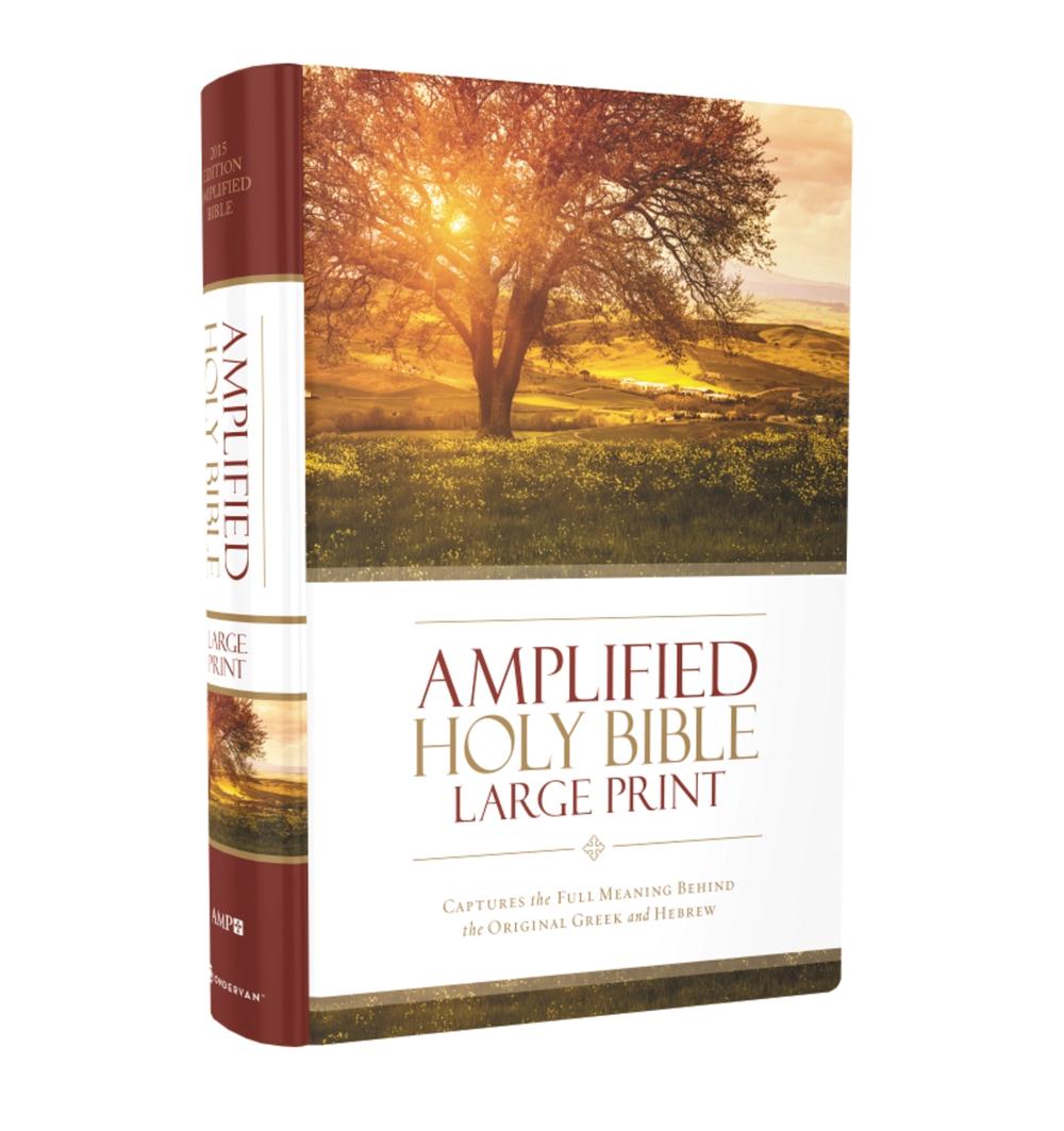 Amplified Holy Bible, Large Print, Hardcover, 9780310444039