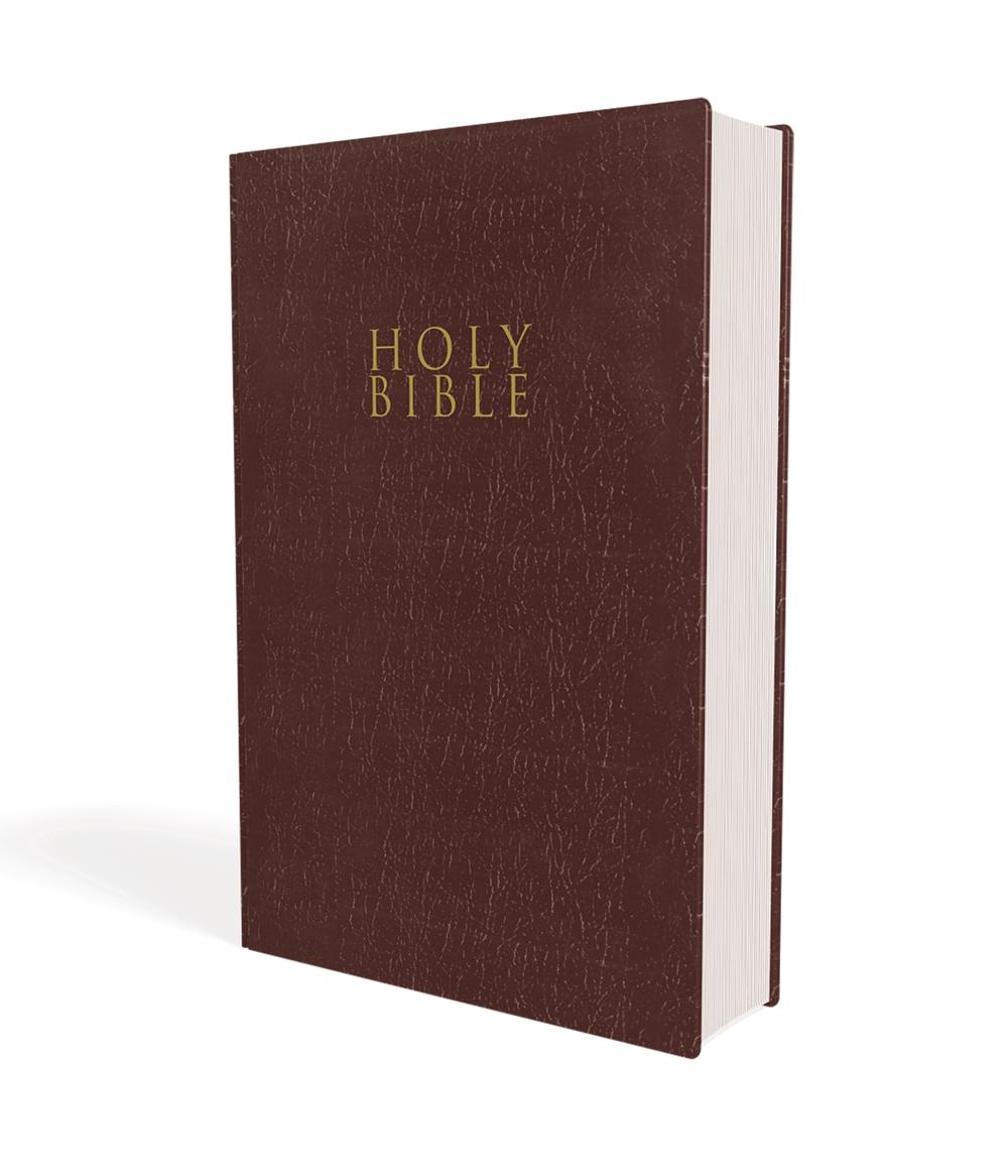 NIV, Gift and Award Bible, Leather-Look, Burgundy, Red Letter, Comfort Print, 9780310450368
