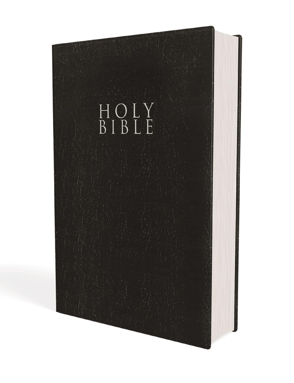 NIV, Gift and Award Bible, Leather-Look, Black, Red Letter, Comfort Print, 9780310450375