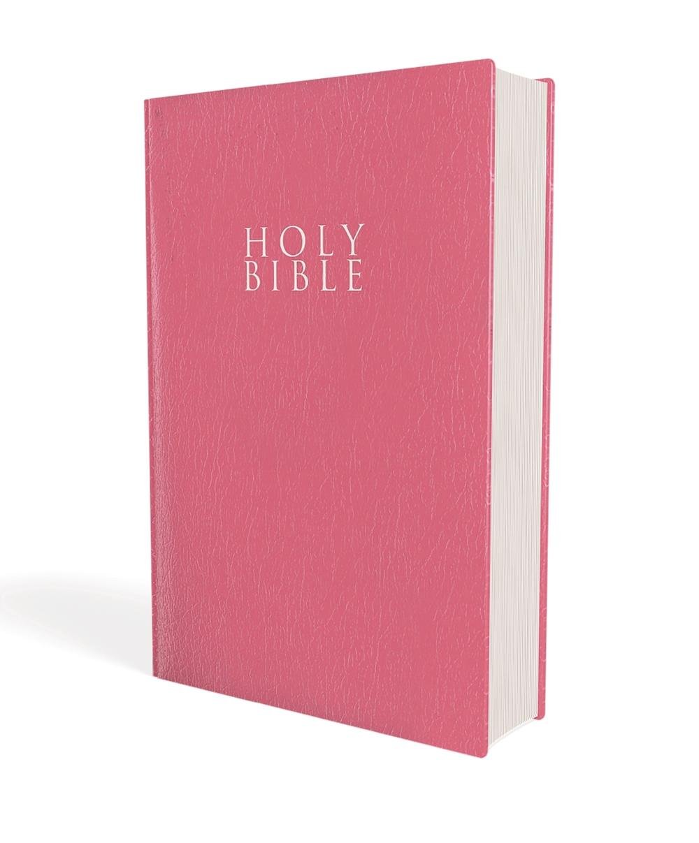 NIV, Gift and Award Bible, Leather-Look, Pink, Red Letter, Comfort Print, 9780310450429