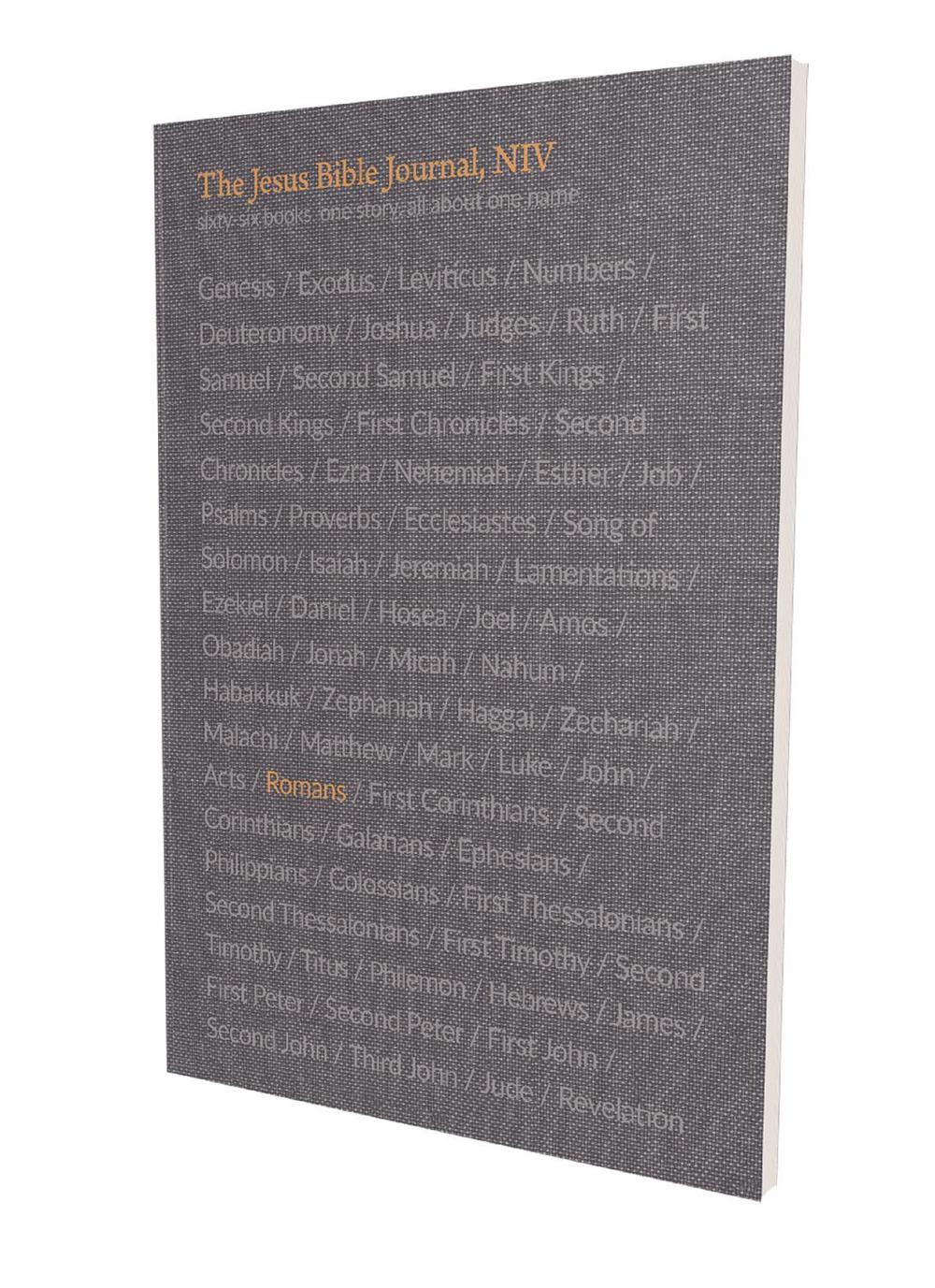 The Jesus Bible Journal, Romans, NIV, Paperback, Comfort Print, 9780310456162