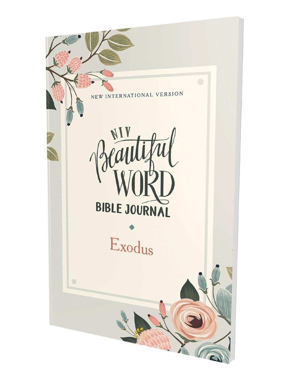 NIV, Beautiful Word Bible Journal, Exodus, Paperback, Comfort Print, 9780310457596