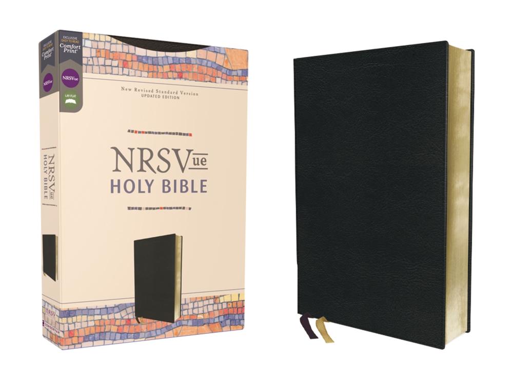 NRSVue, Holy Bible, Leathersoft, Black, Comfort Print, 9780310461432