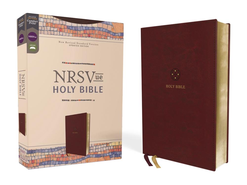 NRSVue, Holy Bible, Leathersoft, Burgundy, Comfort Print, 9780310461449